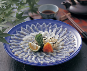 fugu sashimi